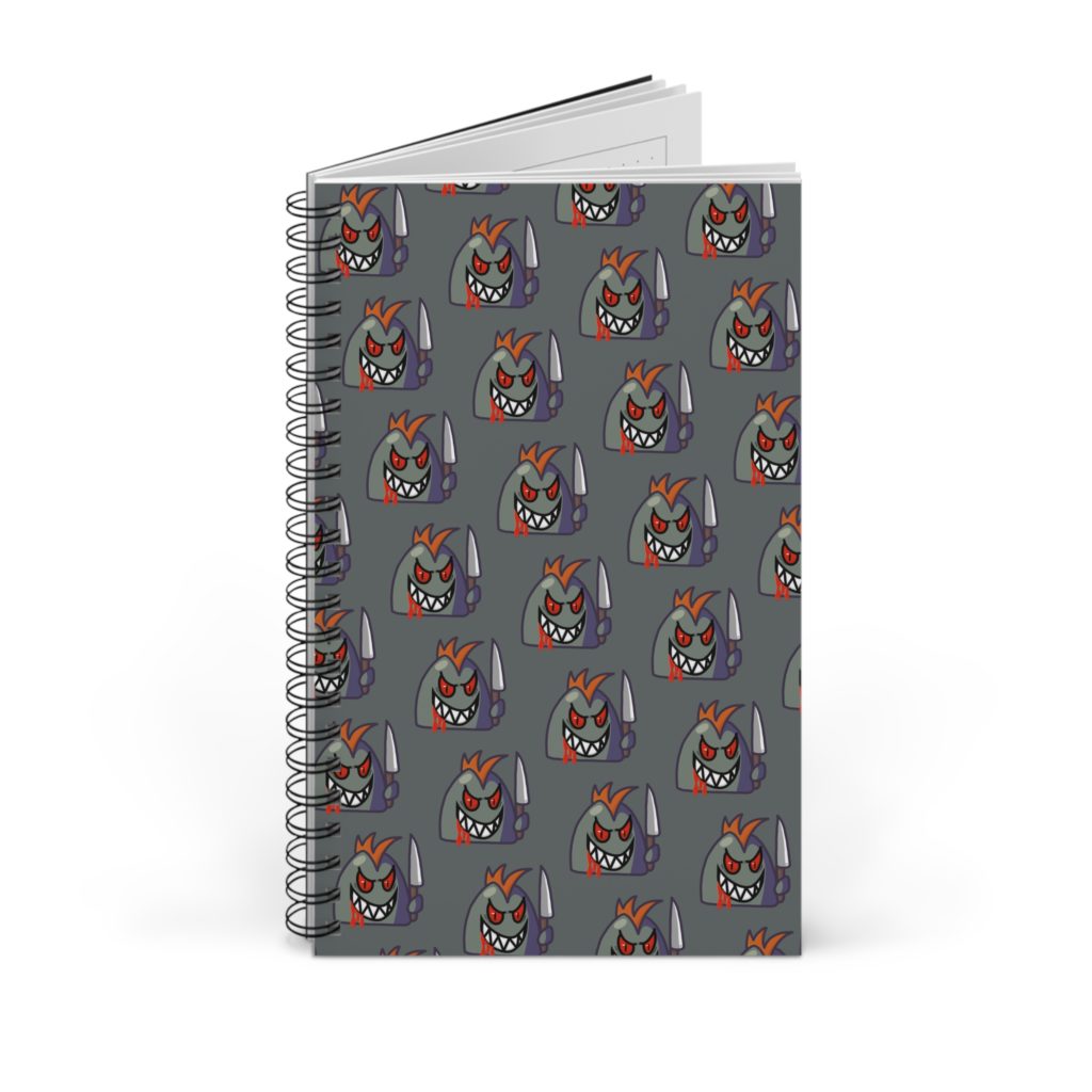 Carnet Killer Kyou avec pattern all-over, édition sans texte