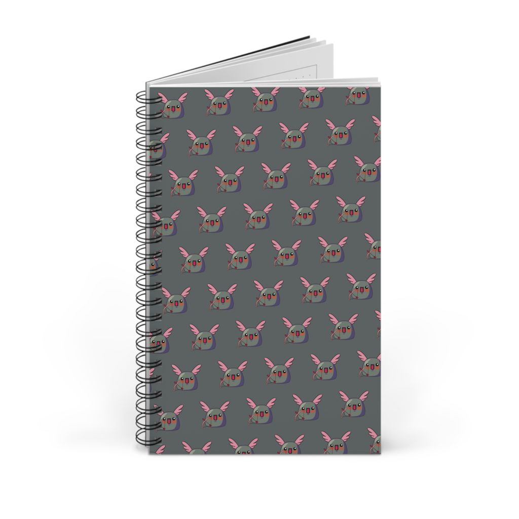 Carnet à spirale avec motif Kyoupidon en pattern