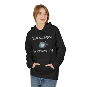 Hoodie humoristique J’ai survécu au Kyouvid-19 Kyou masqué et vacciné