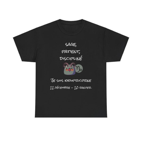 T-shirt astrologie Capricorne humour Les Kyous
