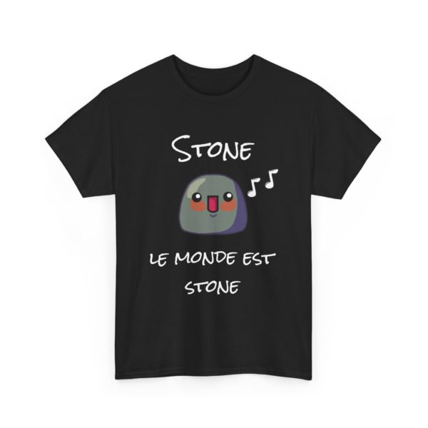 T-shirt "Stone, le monde est stone" – Un hommage culte en mode Kyou – Image 9