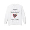 Sweatshirt "Je t’aime un peu, beaucoup, pakyounnément…" – L’amour en version ultra cosy ! – Image 5