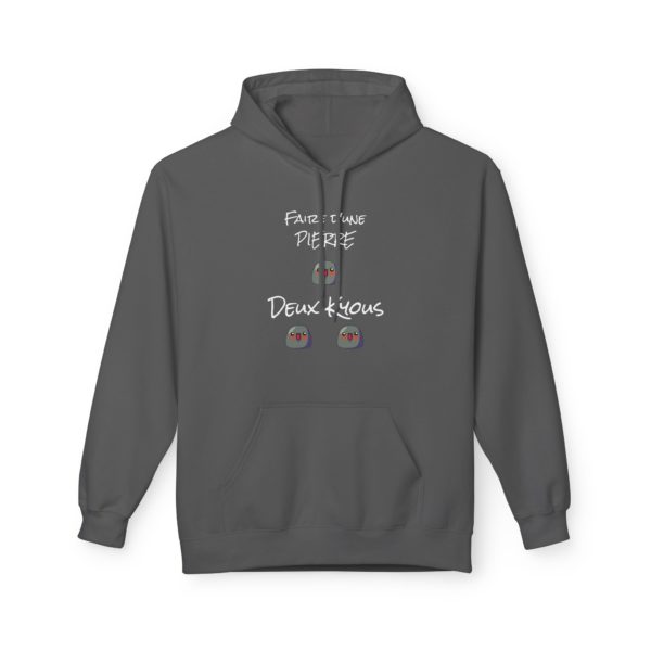 🪨 Hoodie "Faire d’une pierre deux kyous" – L’expression revisitée avec confort et style ! – Image 9