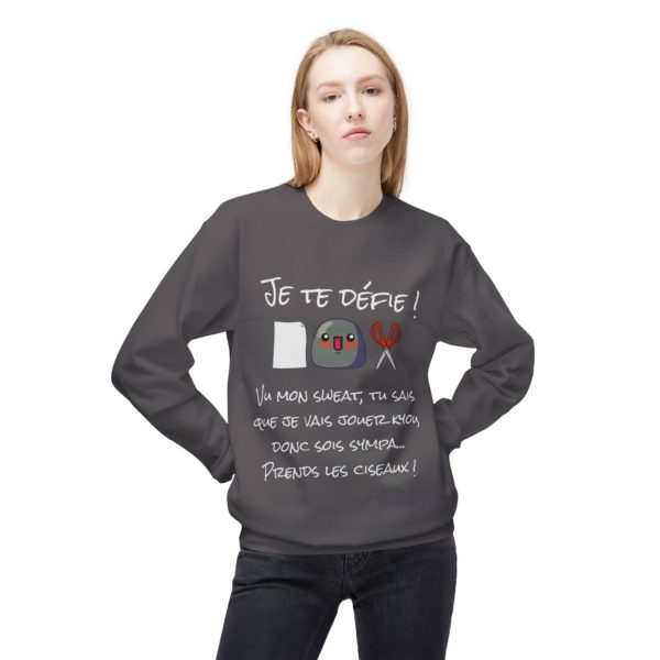 🖐️ Sweatshirt "Je te défie au Kyoufoumi !" – Le défi ultime du pierre-feuille-ciseaux revisité – Image 13