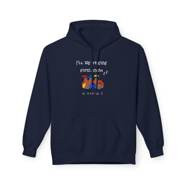 Hoodie humoristique inspiré de Friends avec les six Kyous et la phrase "I'll Be There for Kyou"