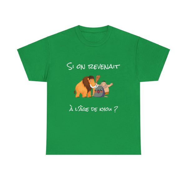 🦴 T-shirt "Si on revenait à l'âge de Kyou ?" – Nostalgie préhistorique et humour garanti ! – Image 7