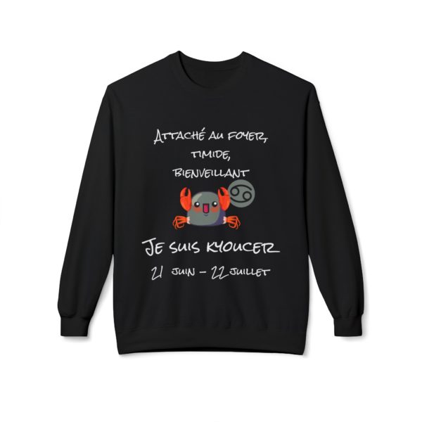 ♋ Sweatshirt Cancer – Confort & Protection en Mode Astrologique – Image 2