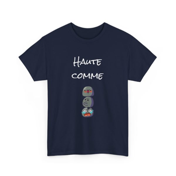 T-shirt "Haute comme 3 Kyous" – L’humour n’a pas de taille ! – Image 3