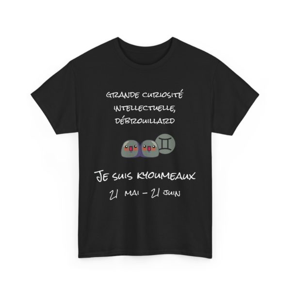♊ T-shirt Gémeaux – Curiosité & Humour en duo – Image 3
