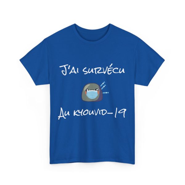 😷 T-shirt "J’ai survécu au Kyouvid-19" – L’humour en post-pandémie ! – Image 25