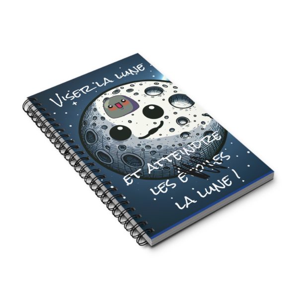 📖 Carnet à spirales "Viser la lune et atteindre… la lune !" – Objectifs assumés et auto-dérision garantie – Image 11