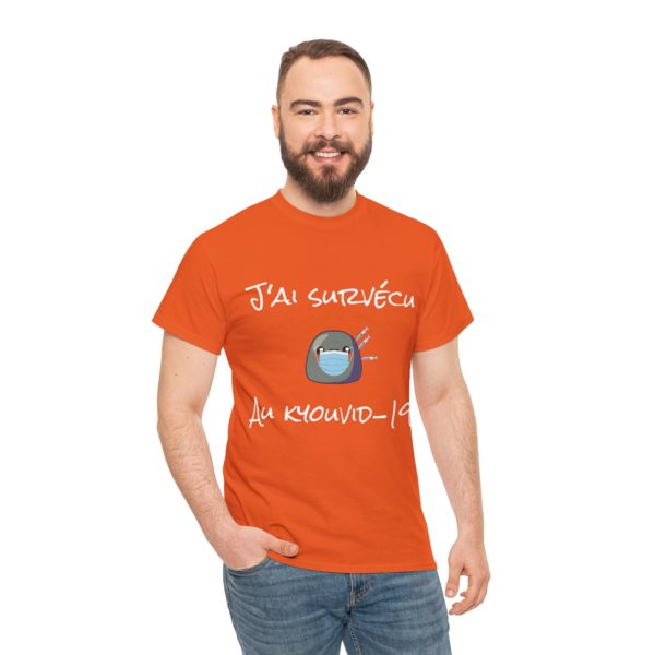 😷 T-shirt "J’ai survécu au Kyouvid-19" – L’humour en post-pandémie ! – Image 9