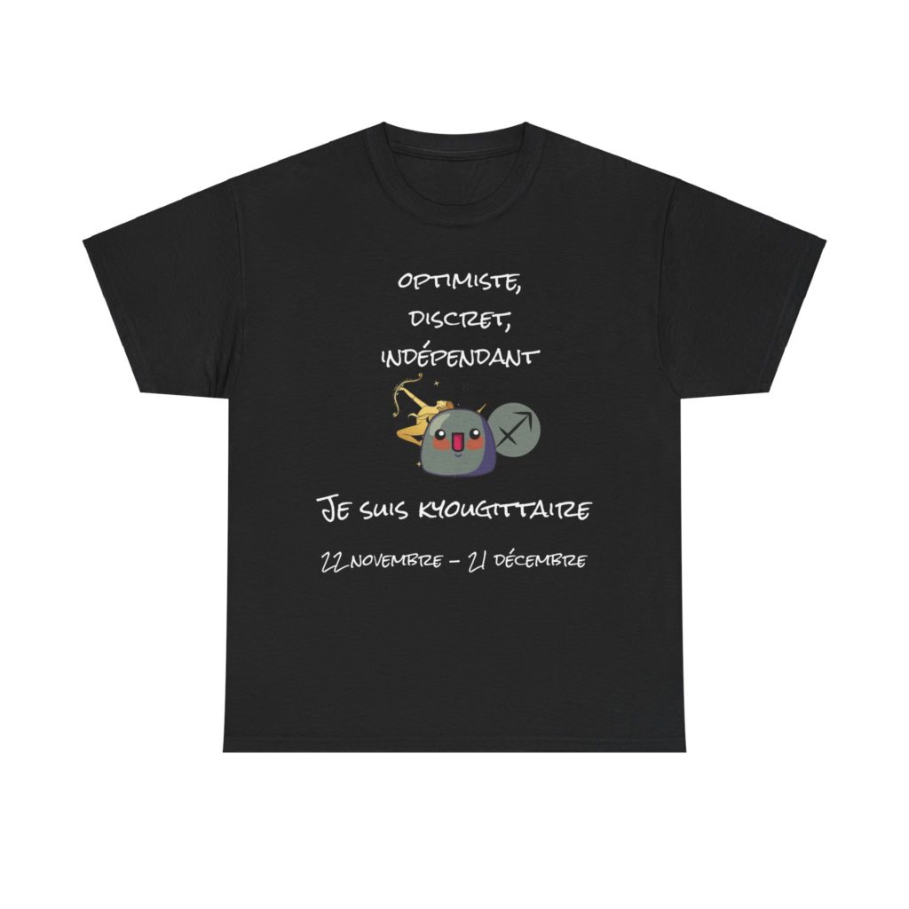 T-shirt astrologie Sagittaire humour Les Kyous