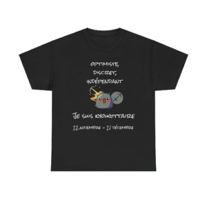 T-shirt astrologie Sagittaire humour Les Kyous