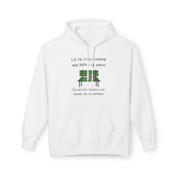 Hoodie "La vie, c'est comme une boîte de Kyous" – Une surprise à chaque instant ! 🎁 – Image 13