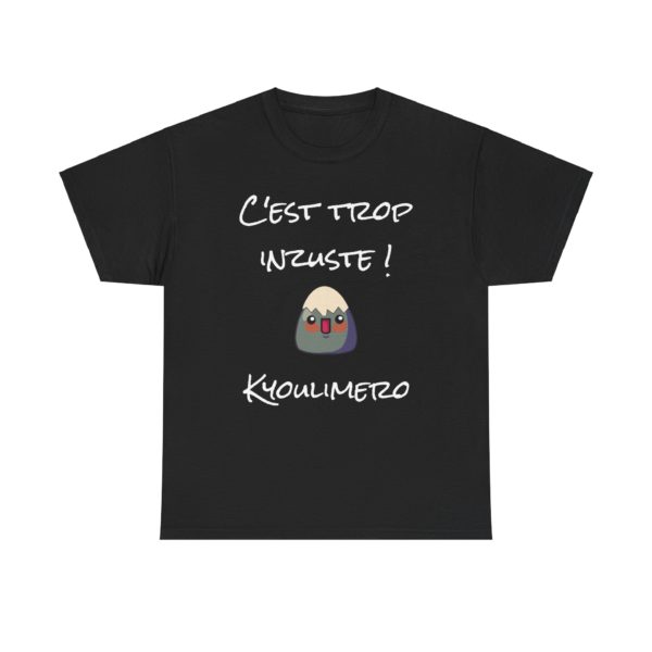 T-shirt humoristique Kyoulimero, référence Calimero, auto-dérision et injustice