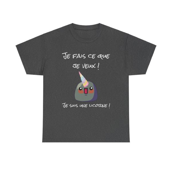 T-shirt "Je fais ce que je veux, je suis une licorne !" – Parce qu’un Kyou licorne, c’est magique ! – Image 5