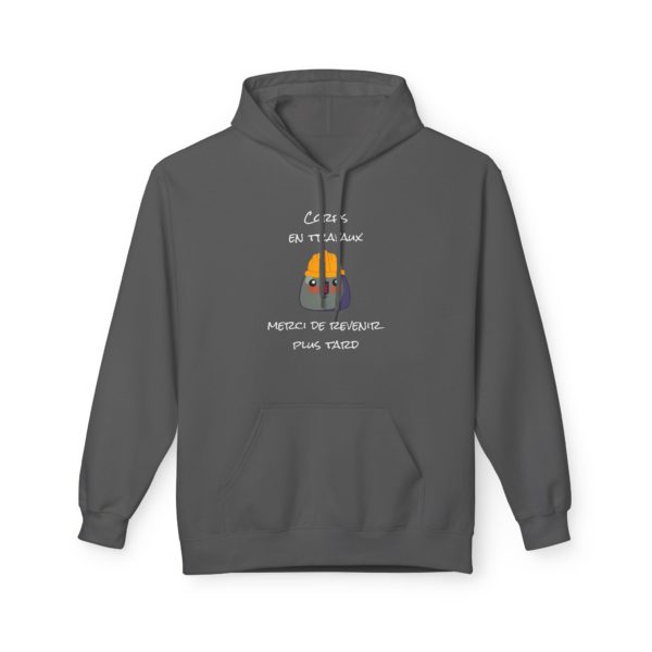 🚧 Hoodie "Corps en Travaux" – Transformation en cours, patience requise ! – Image 2