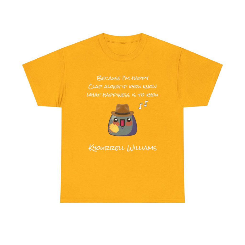 T-shirt Happy Kyous inspiré de Pharrell Williams
