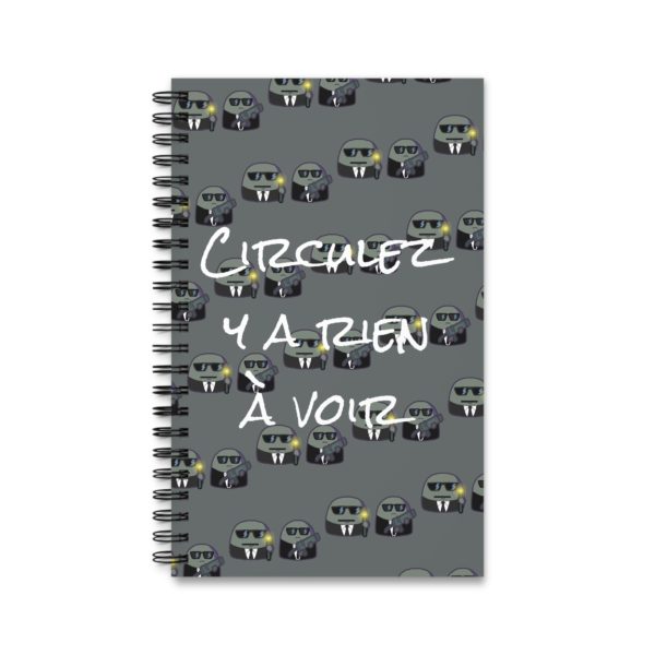 📖 Carnet A5 "Circulez, y a rien à voir" – Menhirs Blacks en mission secrète ! 🕶️🔦 – Image 9