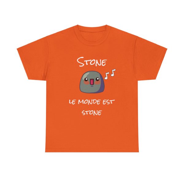 T-shirt "Stone, le monde est stone" – Un hommage culte en mode Kyou – Image 11