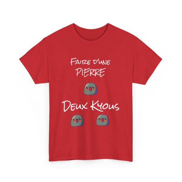 T-shirt "Faire d’une pierre deux Kyous" – Le tee-shirt parfait pour les stratèges de l’humour ! 🪨😆 – Image 38