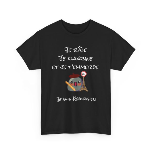 🥖 T-Shirt "Je suis Kyourisien" – Râler, Klaxonner, Emmerder… en toute élégance parisienne ! – Image 3