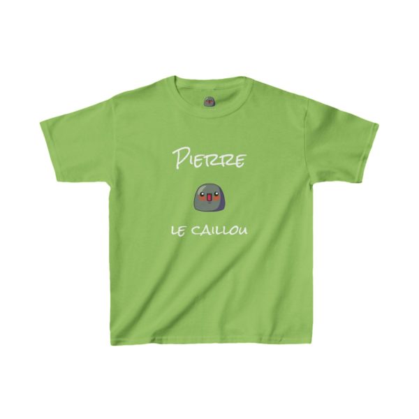 T-shirt enfant Pierre le Caillou doux et confortable