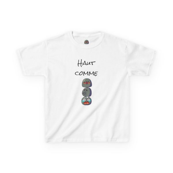 T-shirt enfant "Haut comme 3 Kyous" – Grandir avec style et fun ! – Image 5