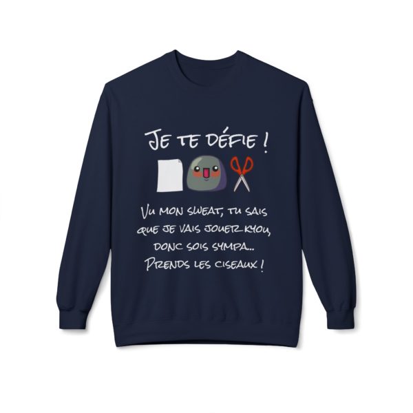 🖐️ Sweatshirt "Je te défie au Kyoufoumi !" – Le défi ultime du pierre-feuille-ciseaux revisité – Image 10