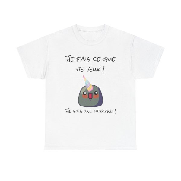 T-shirt "Je fais ce que je veux, je suis une licorne !" – Parce qu’un Kyou licorne, c’est magique ! – Image 31