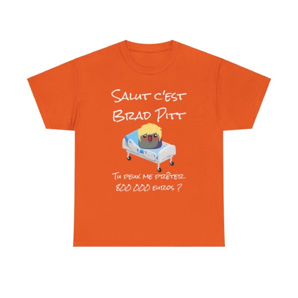 T-shirt "Salut c'est Brad Pitt" – L'arnaque du siècle sur un t-shirt ! – Image 15