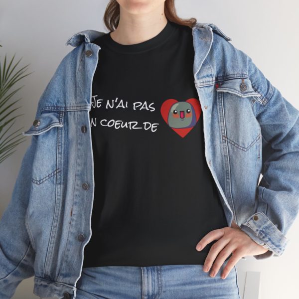 ❤️ T-shirt "Je n’ai pas un cœur de Kyou" – Pour les sensibles qui ont du style ! – Image 6