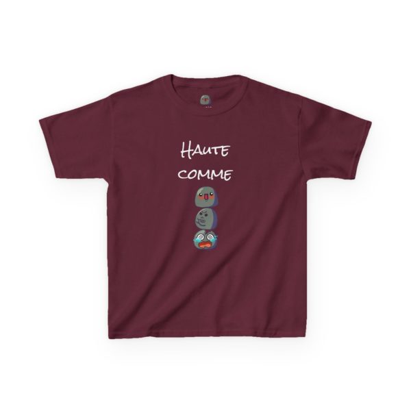 T-shirt enfant "Haute comme 3 Kyous" – Grandir avec style et fun ! – Image 11