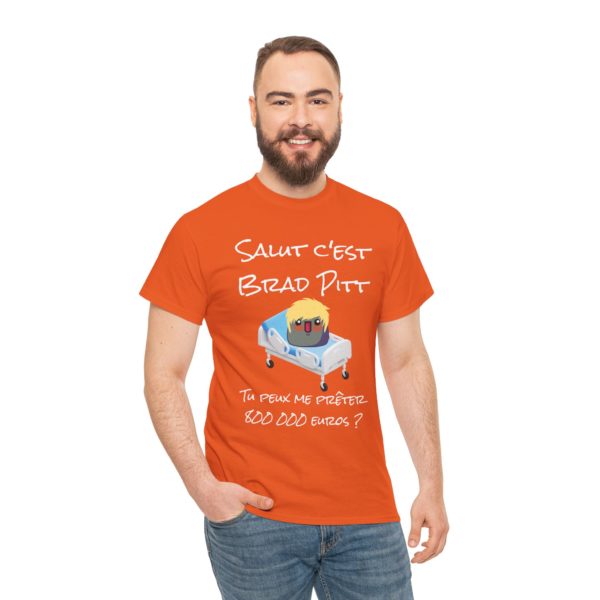 T-shirt "Salut c'est Brad Pitt" – L'arnaque du siècle sur un t-shirt ! – Image 19
