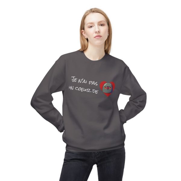 🧥 Sweatshirt "Je n’ai pas un cœur de Kyou" – Un grand cœur sous un sweat ultra-doux ! – Image 5