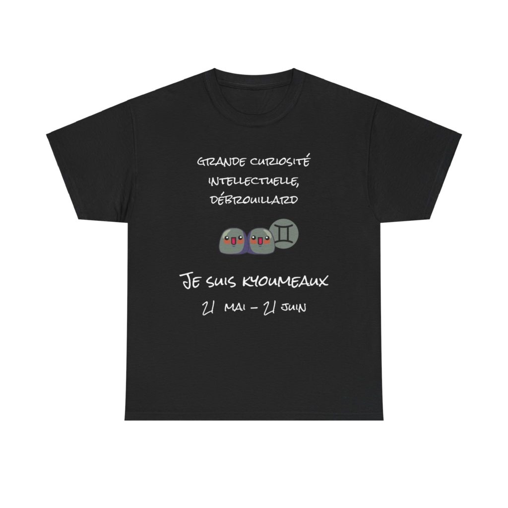 T-shirt Gémeaux astrologie et humour