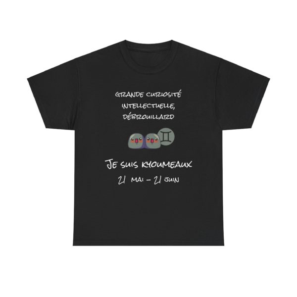 T-shirt Gémeaux astrologie et humour