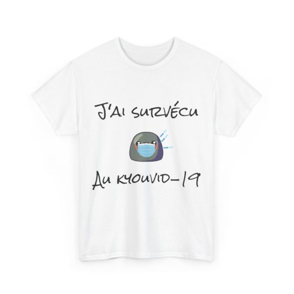 😷 T-shirt "J’ai survécu au Kyouvid-19" – L’humour en post-pandémie ! – Image 35