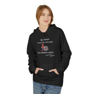 Hoodie geek super-héros citation détournée