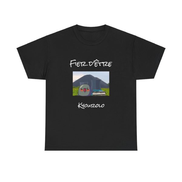 T-shirt humoristique Charleroi, avec Kyou, terril, usine et lettres "Charleroi"