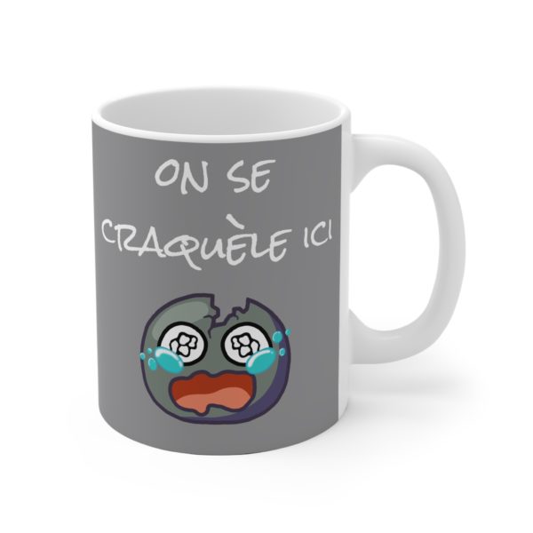 Mug "On se craquèle ici" – Quand la pression monte trop fort ! – Image 4