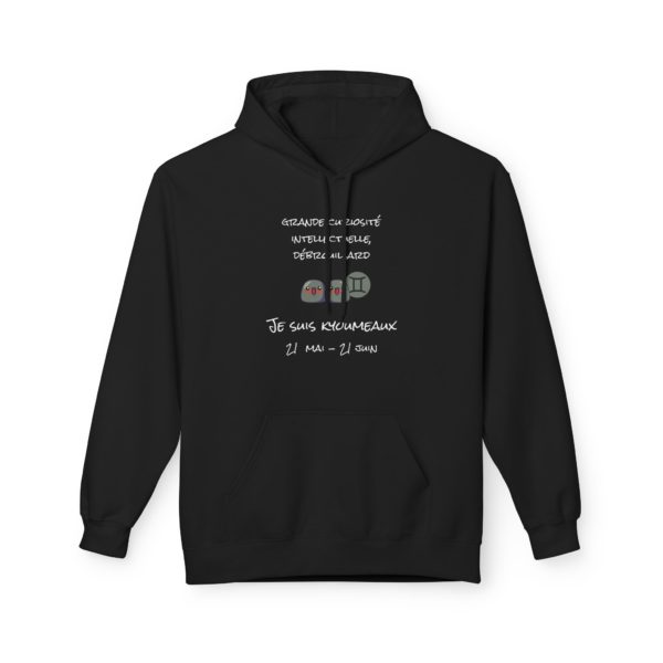 ♊ Hoodie Gémeaux – Esprit vif & Confort assuré – Image 2