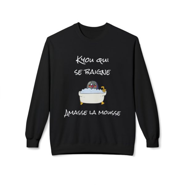 🛁 Sweatshirt "Kyou qui se baigne amasse la mousse" – Reste au chaud et accumule la bonne humeur ! – Image 5