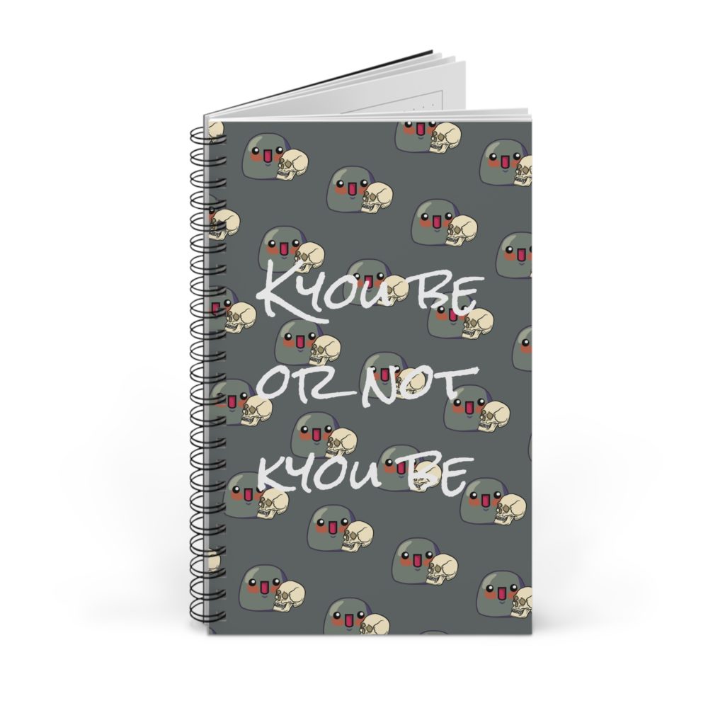 Carnet humoristique Kyou Be or Not Kyou Be, inspiré de Shakespeare