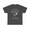 T-shirt "Je t'aime un peu, beaucoup, pakyounnément…" – Déclare tes sentiments avec style ! – Image 17