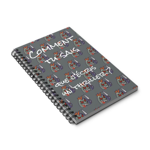 Carnet "Comment tu sais que j’écris un thriller ?" – Un carnet aussi mystérieux que toi ! 🔪📖 – Image 11