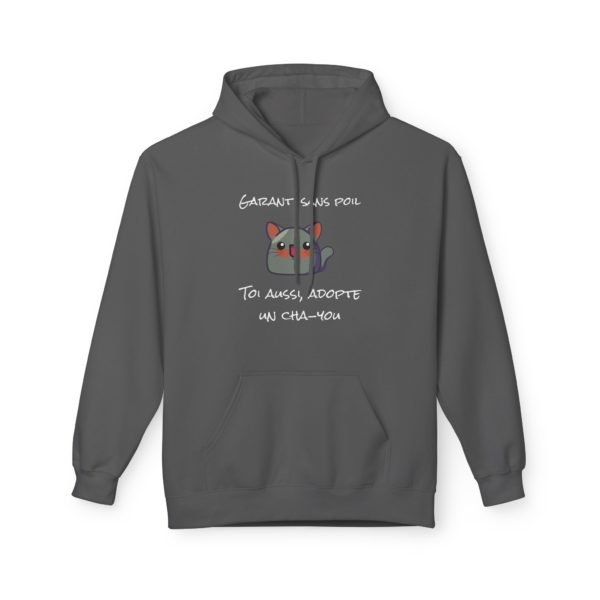 Hoodie "Garanti sans poil – Adopte un Cha-You" – Le compagnon parfait, tout doux et sans allergie ! – Image 10