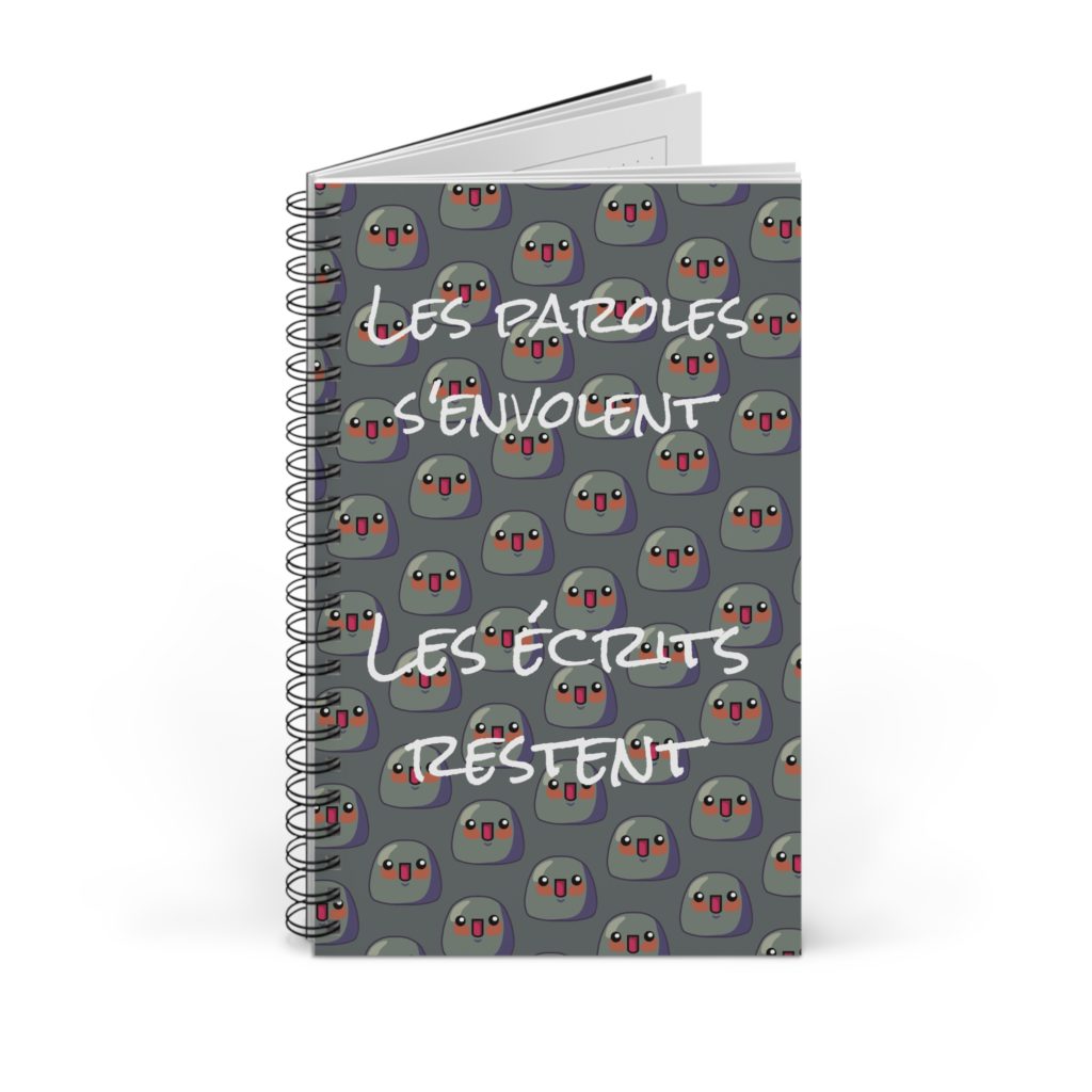 Carnet à spirale citation écrits, parfait pour noter des pensées