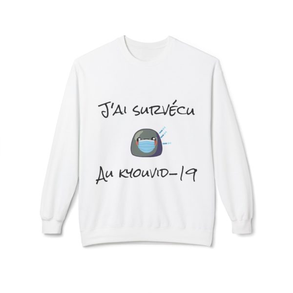 💉 Sweatshirt "J’ai survécu au Kyouvid-19" – L’arme ultime contre le froid et l’oubli ! – Image 14